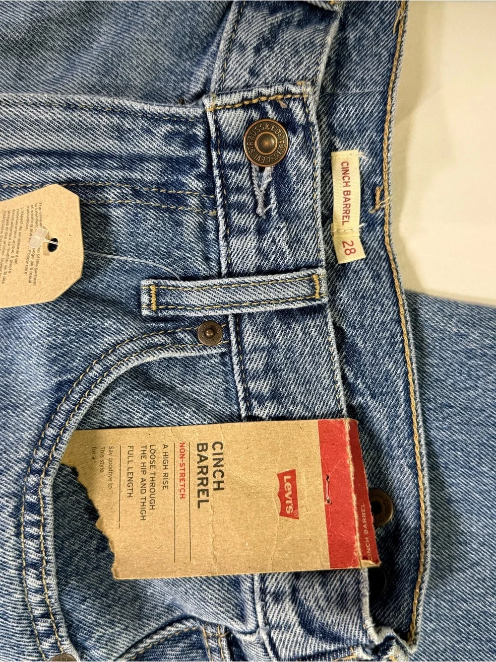 Cinch relaxed fit